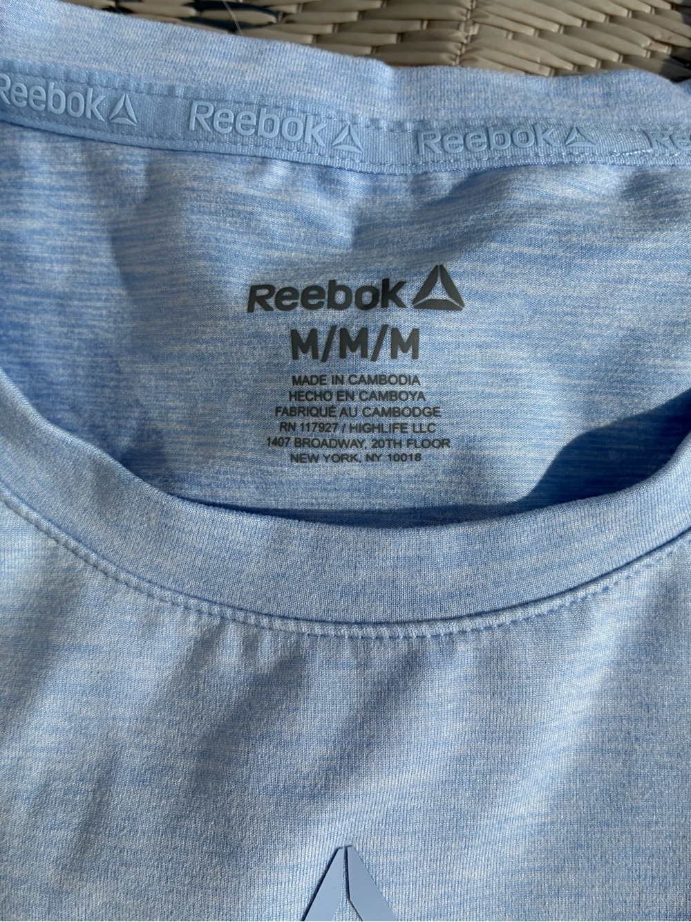 Reebok Women's Light Blue Athletic Tank top - Picture 2 of 6